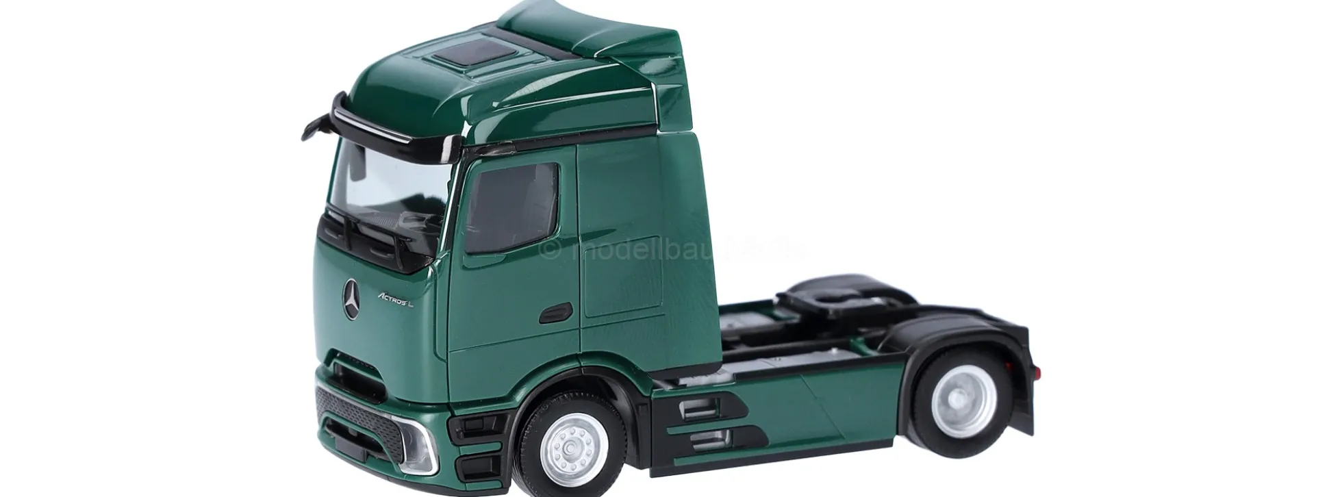 herpa 319430-002 MB Actros L Procabin Streamspace Zugmaschine - moosgrün | LKW-Modell 1:87