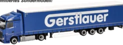 herpa 962544 MB Actros 18 Streamspace Sattelzug 15m - Gerstlauer | LKW-Modell 1:87