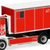 herpa 099776 MB Arocs M Wechsellader-LKW FW Düsseldorf/Atemschutz | Blaulichtmodell 1:87