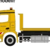 herpa 962407 MB Arocs M Wechsellader mit Abrollflat - Leonhard Weiss | LKW-Modell 1:87