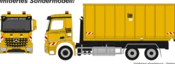 herpa 962414 MB Arocs M Wechsellader mit Mulde - Leonhard Weiss | LKW-Modell 1:87