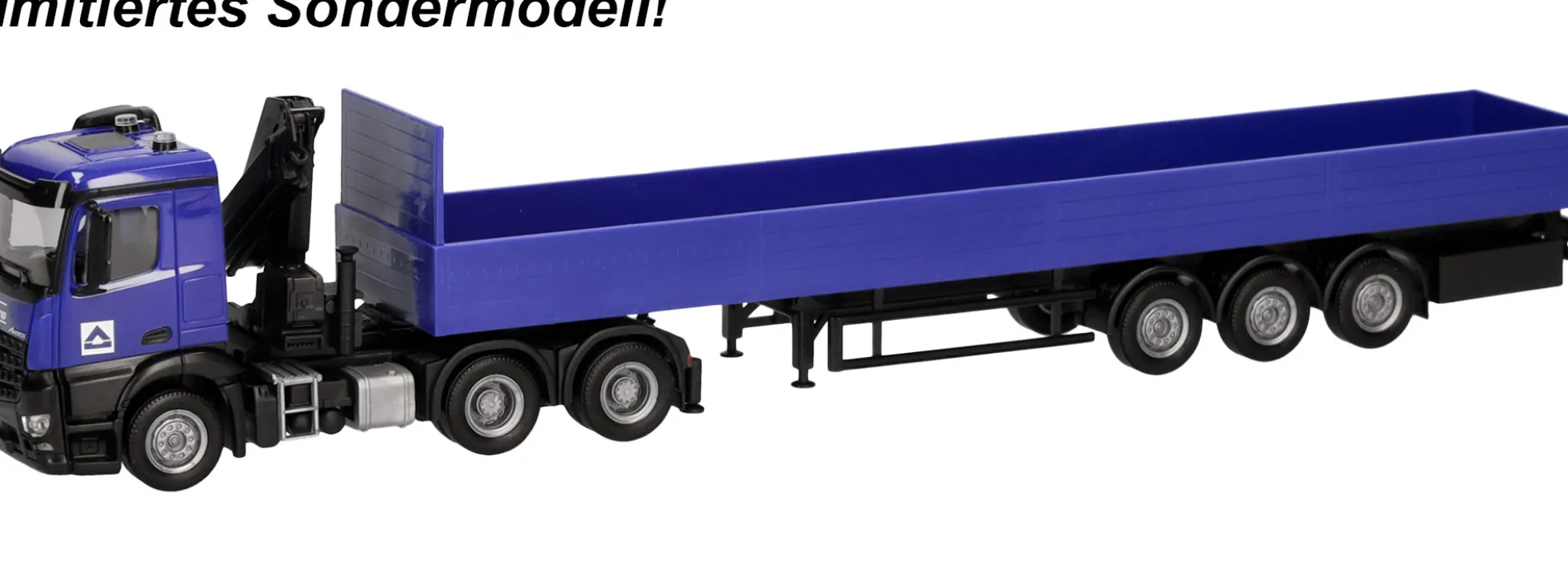 herpa 960038 MB Arocs Pritschen-Sattelzug Hoch-Tief | LKW-Modell 1:87