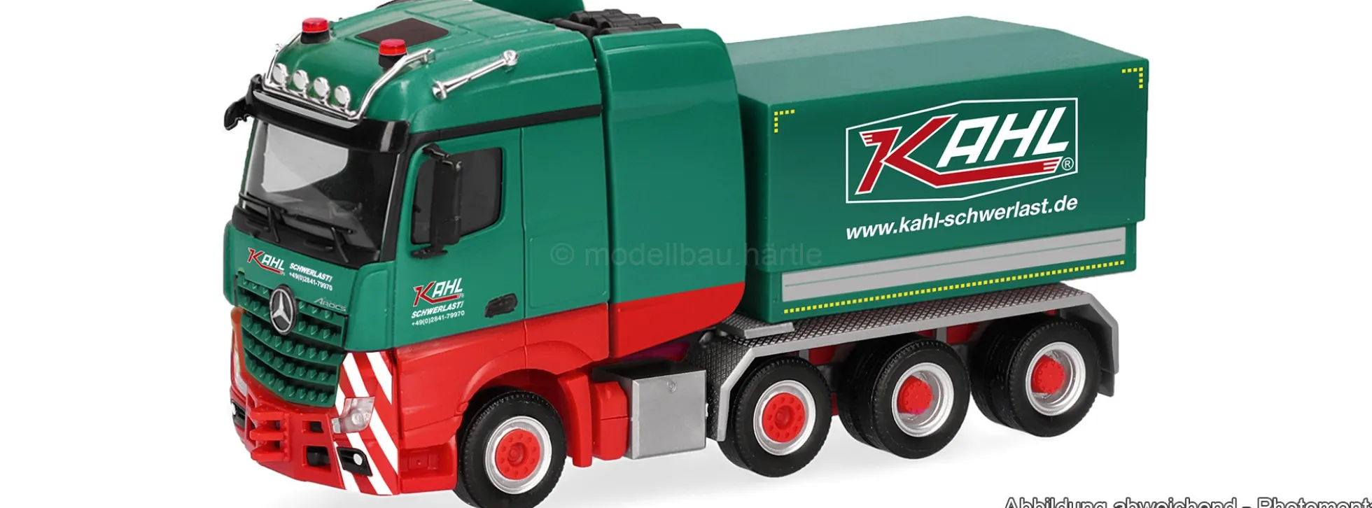 herpa 322263 MB Arocs Schwerlastzugmaschine 4-achs. - Kahl | LKW-Modell 1:87