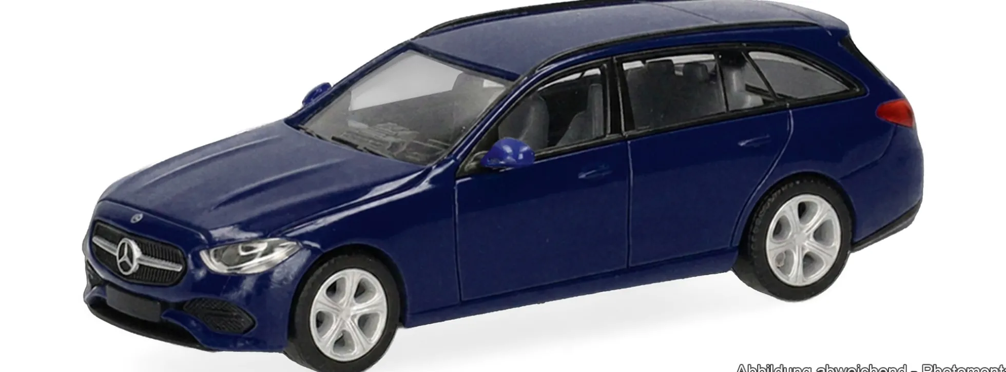 herpa 421010-003 MB C-Klasse T-Modell - saphirblau | Modellauto 1:87