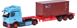 herpa 320658 MB eActros ProCabin BigSpace Container-Sattelzug Frankenbach | LKW-Modell 1:87