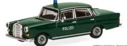 herpa 099905 MB Heckflosse Polizei Hessen | Blaulichtmodell 1:87