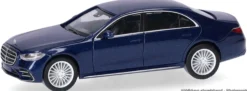 herpa 430869-005 MB S-Klasse canvasitblau | Modellauto 1:87