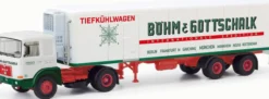 herpa 87MBS026420 MAN F8 Kühlkoffersattelzug Böhm und Gottschalk LKW-Modell 1:87