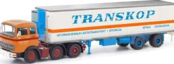 herpa 87MBS026406 Mercedes-Benz LPS2032 Kühlkoffersattelzug Transkop LKW-Modell 1:87