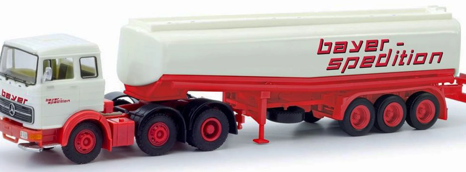 herpa 87MBS026284 Mercedes-Benz LPS2032 Tanksattelzug bayer Spedition LKW-Modell 1:87