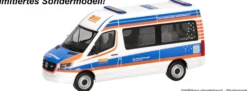 herpa 962391 MB Sprinter 18 Bus HD ASB Wünschewagen | Interschutz 2026 | Blaulichtmodell 1:87