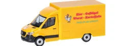herpa 098656 MB Sprinter 18 Foodtruck Eier Geflügel Wurst Kartoffeln | Modellauto 1:87