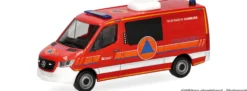 herpa 099561 MB Sprinter 18 Halbbus FD - FW Hamburg/CBRN-ErKW | Blaulichtmodell 1:87