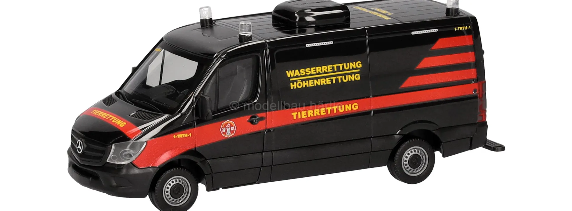 herpa 098717 MB Sprinter 13 Kasten Flachdach Tierrettung Essen | Blaulichtmodell 1:87