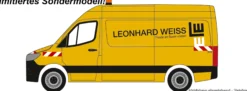 herpa 962780 MB Sprinter 18 Kasten HD - Leonhard Weiss | Modellauto 1:87