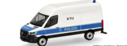 herpa 099622 MB Sprinter 18 Kasten HD - Polizei NRW/KTU | Blaulichtmodell 1:87