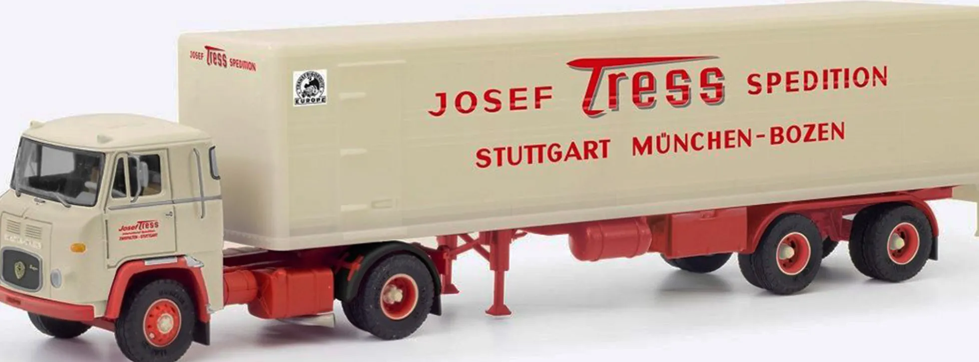 herpa 87MBS026260 Scania Vabis LB76 Koffersattelzug Josef Tress Spedition LKW-Modell 1:87