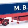 herpa 87MBS026192 Scania Vabis LB76 Pritsche-Planen-Sattelzug M.B.N. LKW-Modell 1:87