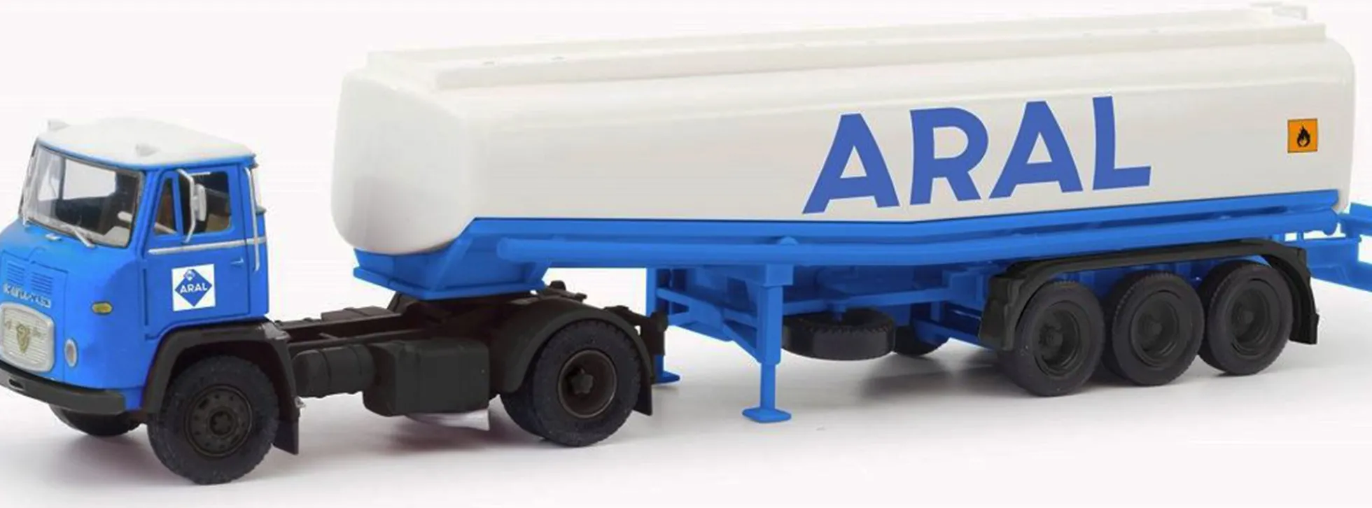 herpa 87MBS026482 Scania Vabis LB76 Tanksattelzug Aral LKW-Modell 1:87