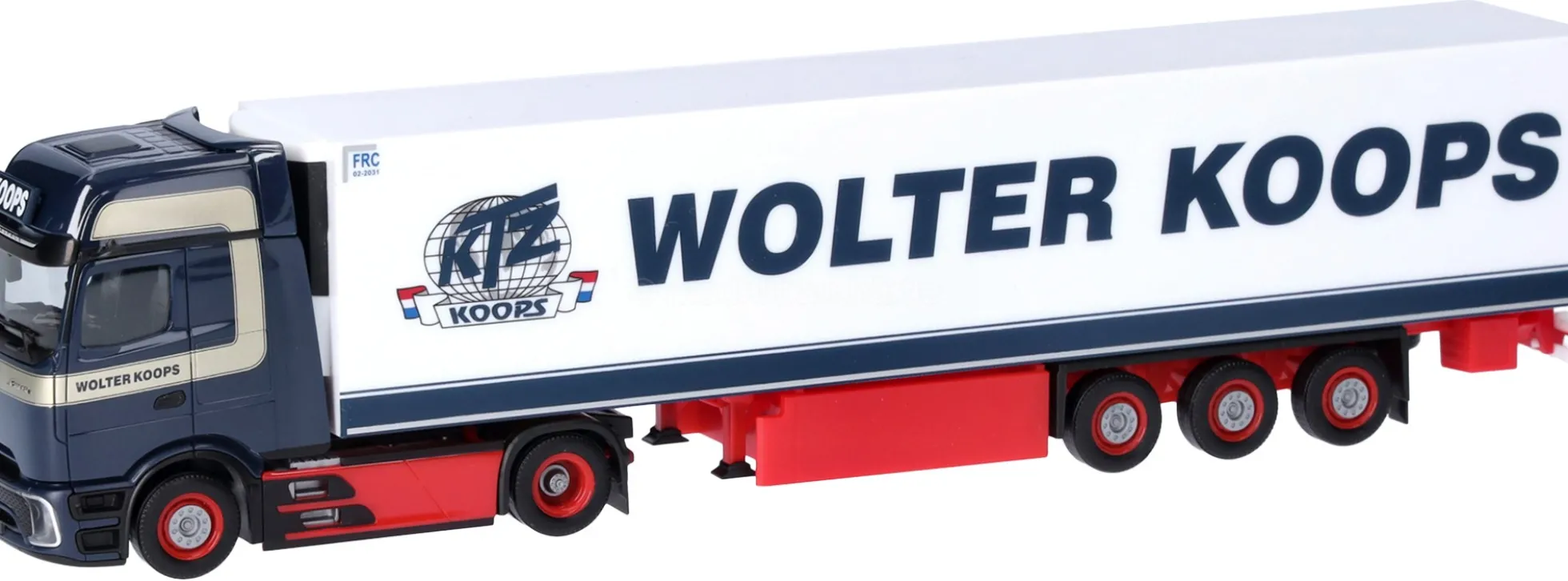 herpa 319966 Mercedes-Benz Actros L ProCabin Gigaspace Kühlkoffersattelzug Wolter Koops LKW 1:87