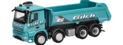 herpa 321174 Mercedes-Benz Arocs Rundmulden-LKW 4achsig Gilch Erdbau und Transport LKW-Modell 1:87