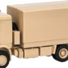 herpa 747202 Mercedes-Benz Arocs 6x6 Pritsche/Plane sandbeige | Militär-Modell 1:87