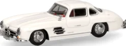 herpa 421089-002 Mercedes-Benz 300SL Coupe W196 Flügeltürer weiß | Modellauto 1:87