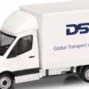 herpa 098106 Mercedes-Benz Sprinter mit Kofferaufbau DSV Automodell 1:87