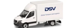 herpa 098106 Mercedes-Benz Sprinter mit Kofferaufbau DSV Automodell 1:87