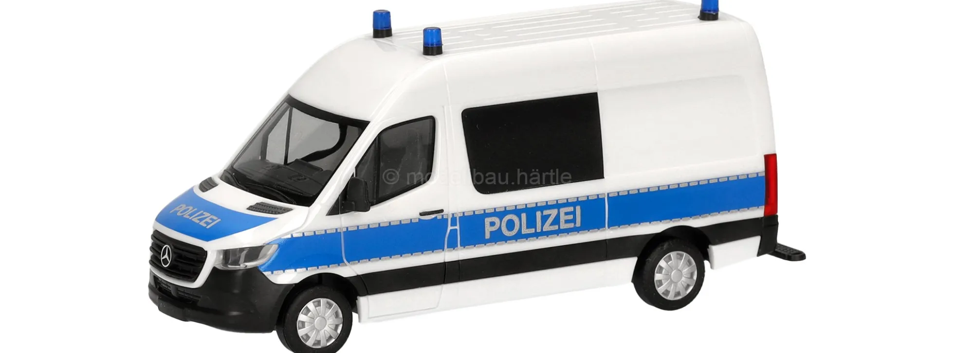 herpa 098786 Mercedes-Benz Sprinter Halbbus HD 2018 Polizei NRW Brandermittler Blaulichtmodell 1:87