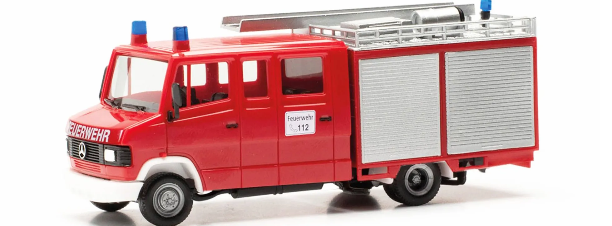 herpa 097642 Mercedes-Benz T2 LF 8 Feuerwehr neutral Blaulichtmodell 1:87