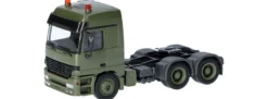 herpa 747264 military Mercedes-Benz Actros L 1996 Solozugmaschine 6X4 olivgrün Militärmodell 1:87