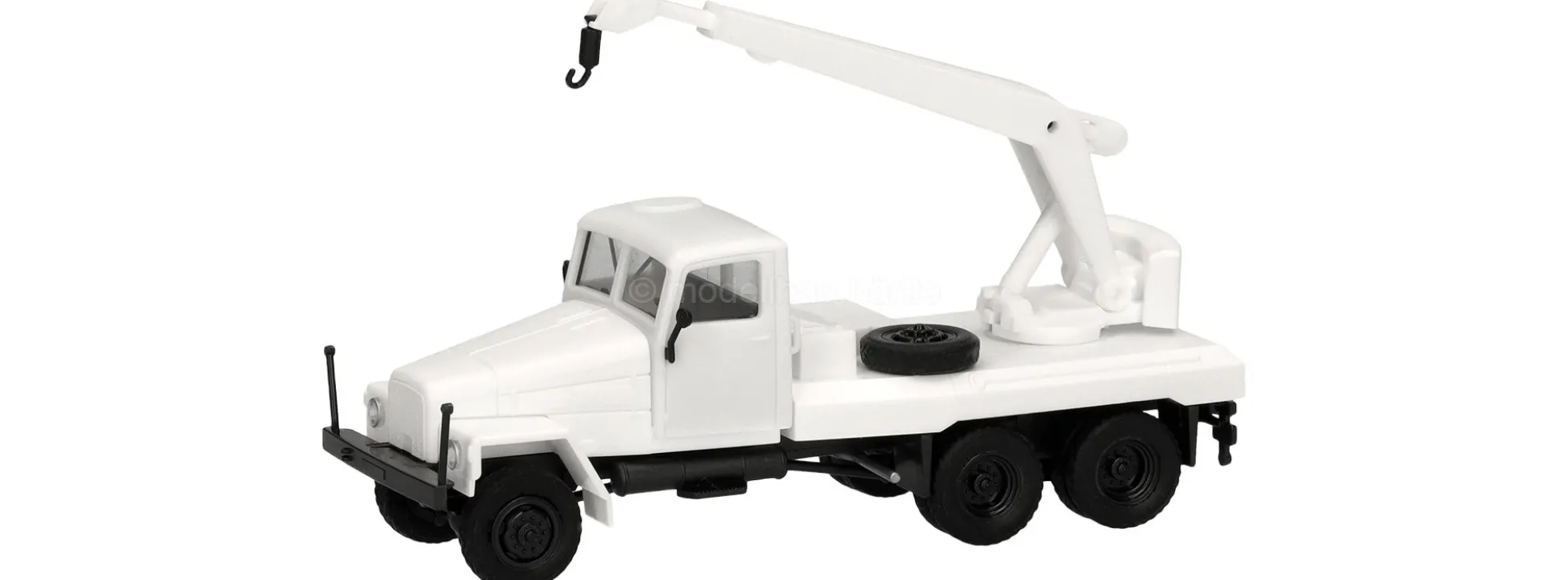 herpa 014205 MiniKit IFA G5 Kran-LKW - weiß | LKW-Modell Bausatz 1:87