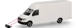 herpa 014076 MiniKit MAN TGE VW Crafter Paketverteilerfahrzeug neutral Bausatz Automodell 1:87