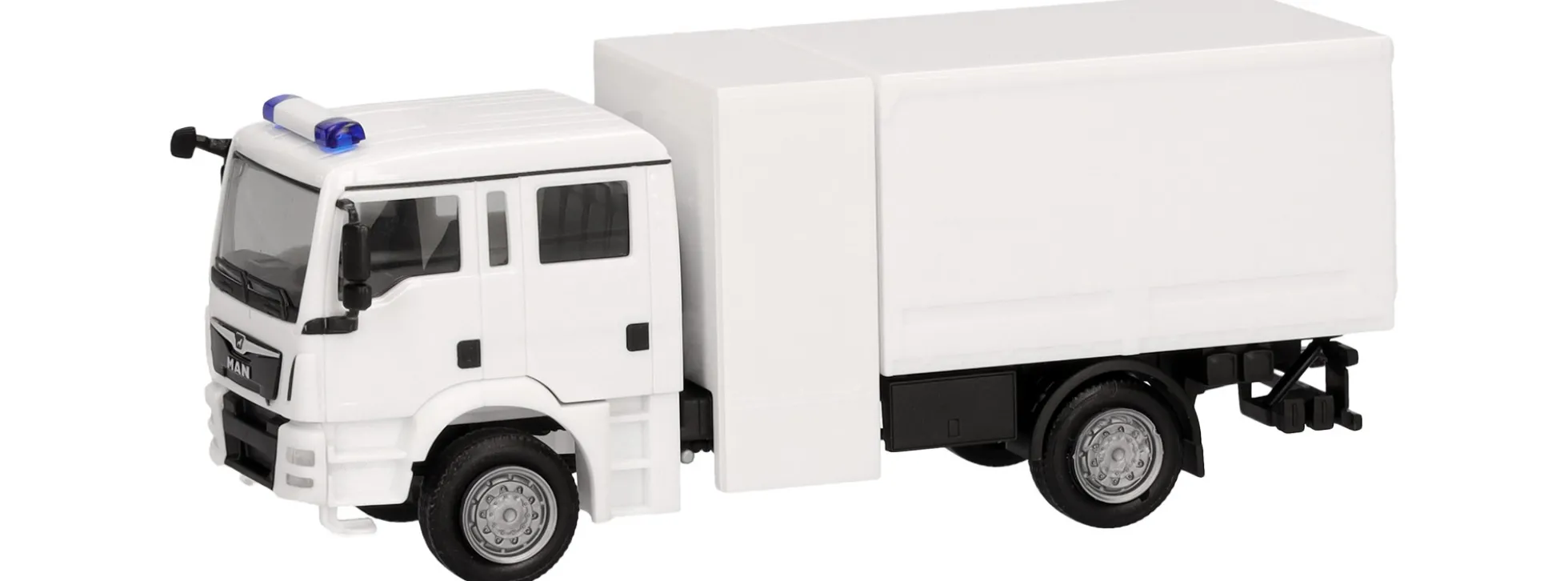 herpa 014151 MiniKit MAN TGM Mehrzweckgerätewagen - weiß | Blaulichtmodell Bausatz 1:87