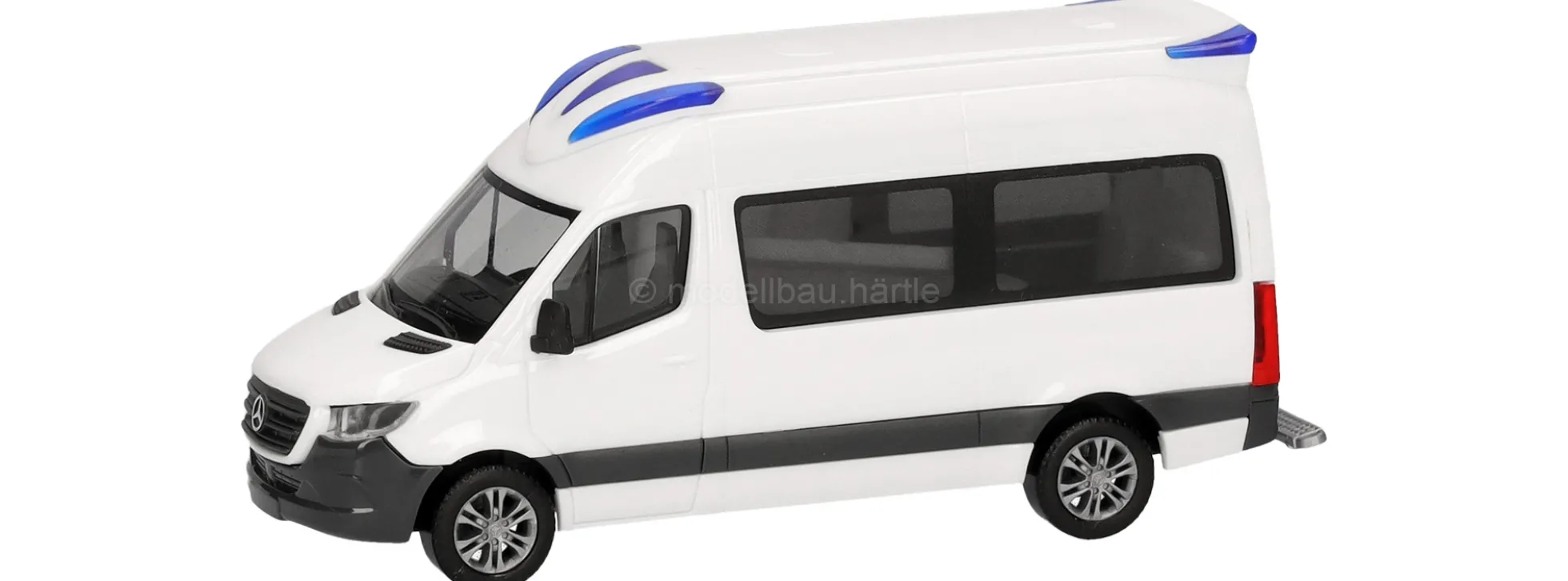 herpa 014274 MiniKit MB Sprinter 18 RTW 2018 Delfis - weiß | Blaulichtmodell Bausatz 1:87