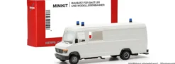 herpa 013260-003 MiniKit MB Vario Langkasten - weiß | Blaulichtmodell Bausatz 1:87