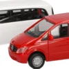 herpa 014212 MiniKit MB Vito Bus - weiß/rot | 2 Stück | Modellauto Bausatz 1:87