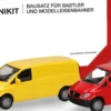 herpa 014243-002 MiniKit MB Vito Kasten 2002 - gelb/rot | 2 Stück | Modellauto Bausatz 1:87
