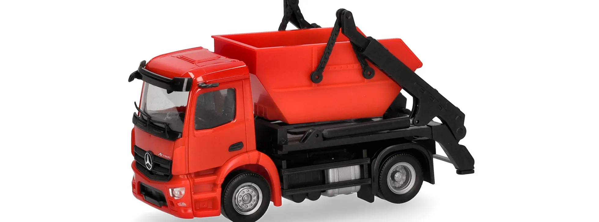 herpa 013994 MiniKit Mercedes-Benz Actros S Containermuldenabsetzer AK12 2achsig rot Bausatz 1:87