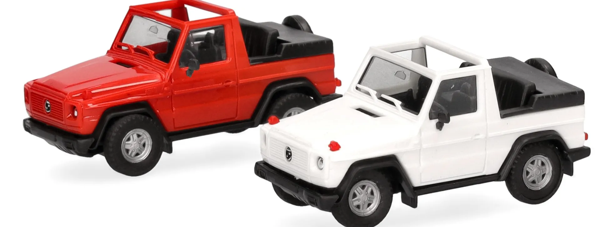 herpa 012744 MiniKit Puch G-Klasse Cabrio 1989 2 Stück Modellauto Bausatz 1:87