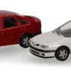 herpa 014113 MiniKit Renault Laguna sienarot und arktisweiß Bausatz Automodell 1:87