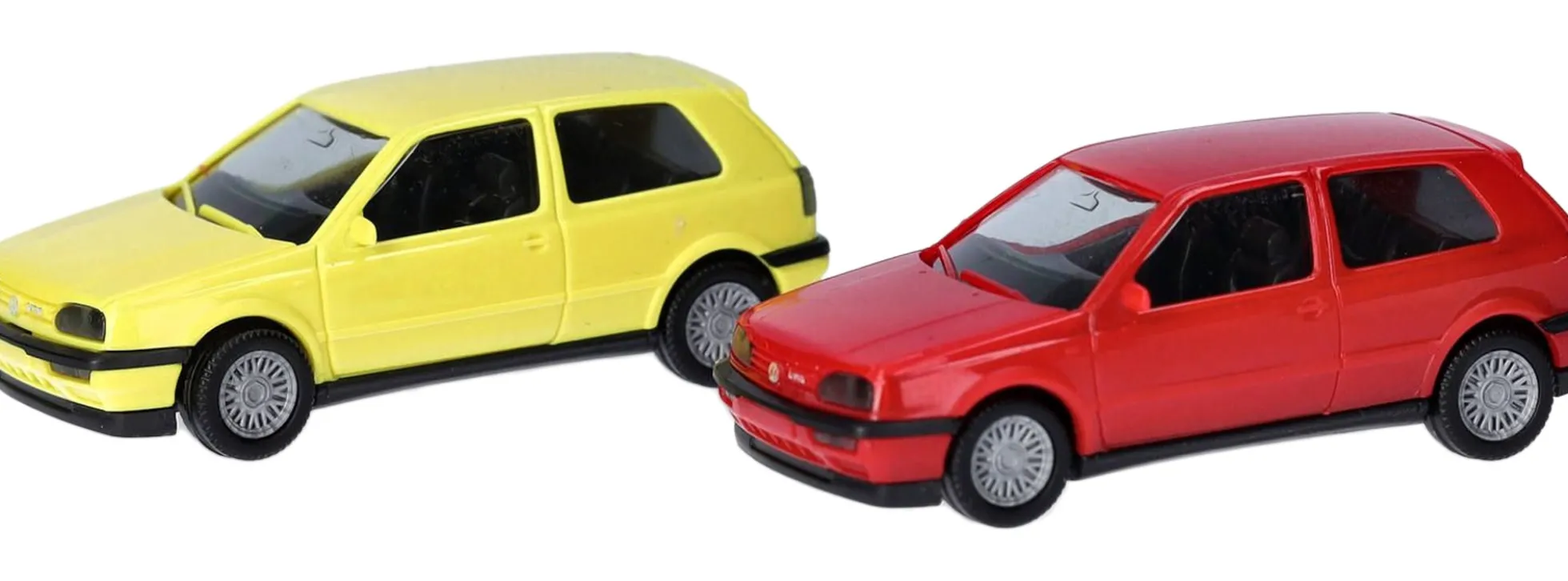 herpa 014014 MiniKit VW Golf III VR6 2türig rot und gelb Bausatz 1:87
