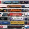 herpa 029254 Modell LKW-Schaukasten | Abmessung 64,5 cm x 45 cm x 3,5 cm | weiß