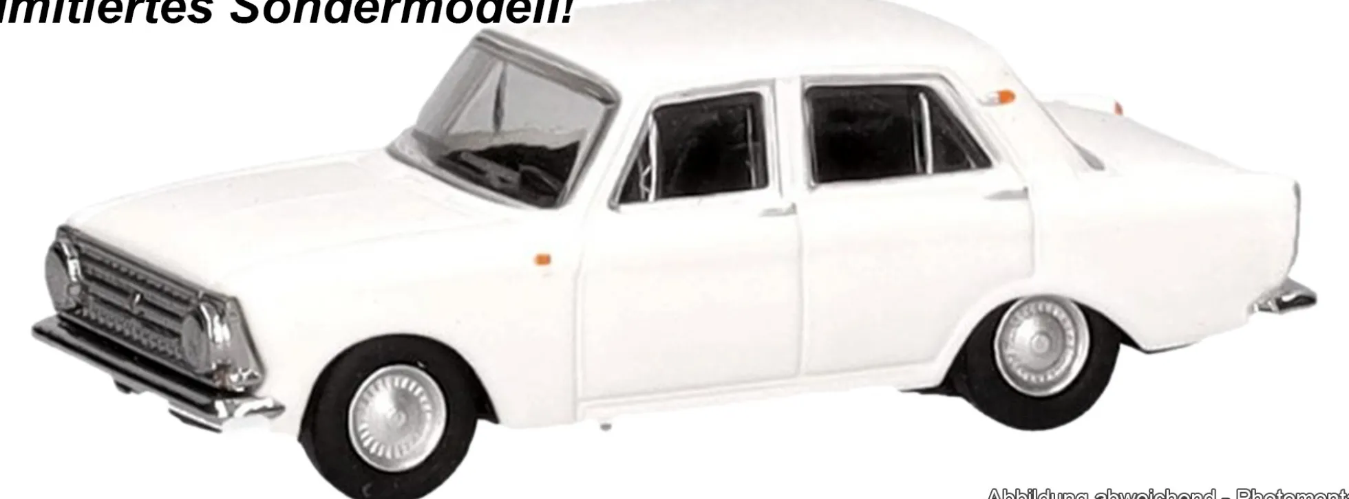 herpa 958653 Moskwitsch 408 - weiß | Hobbymesse Leipzig 2025 | Modellauto 1:120