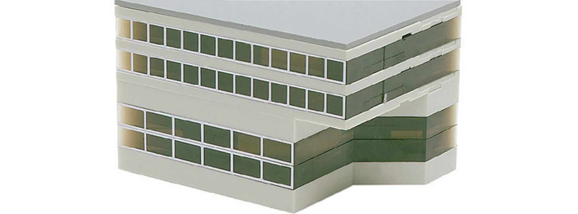 herpa 519632 Nebengebäude Eckteile für Flughafengebäude Bausatz 1:500