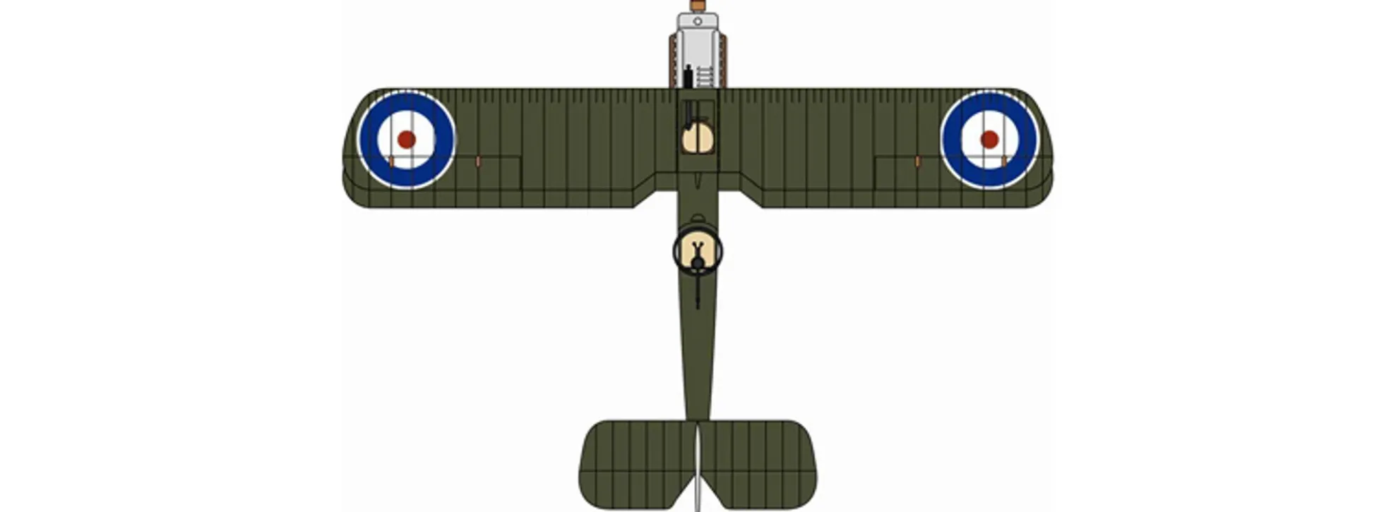 herpa Oxford 81AD006 De Havilland DH4 202 Royal Flying Corps Flugzeugmodell 1:72