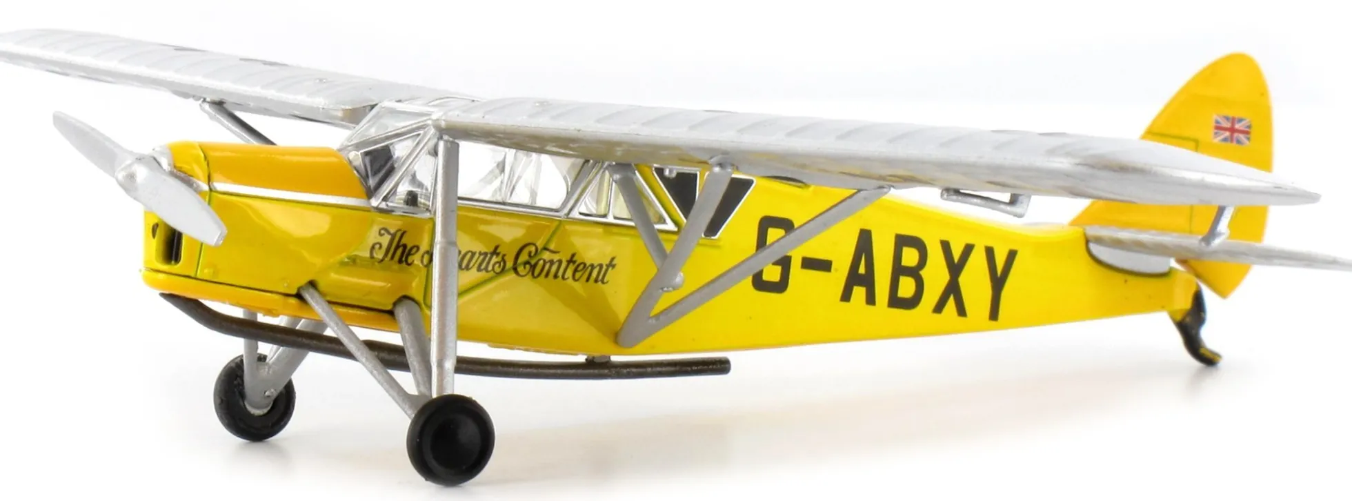 herpa Oxford 8172PM005 DH Puss Moth G-ABXY | The Hearts Content | Flugzeugmodell 1:72