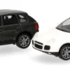herpa 012836-002 Porsche Cayenne Turbo grün/sandweiß MINIKIT | Modellauto Bausatz 1:87