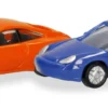 herpa 066945 Porsche 911 - gulforange/maritimblau | 2 Stück | Modellautos 1:160